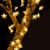 太阳能樱花led彩灯户外防水串灯庭院露台阳台氛围灯满天星网红灯 太阳能樱花-暖色 6.5米30灯(含引线2米)