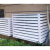 动真格（DongZhenGe）铝合金空调外机罩工厂定做室外防雨百叶窗通风口中央空调格栅护栏AA 白色100*70*50现货1.5P4面盖板