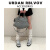 URDANRBLVOV【牛皮版】韩国设计师款平底休闲鞋24新款软皮单鞋女 银色 35