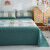 南极人（NanJiren）老粗布床单单件纯棉单人凉席纯亚麻棉麻全棉加厚被单空调房床单套 西蒙-绿 单品床单1.2*2.3米【0.9米床用】