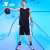 【两件套】特步篮球系列套装男夏季新款篮球比赛运动套装背心短裤 黑 M/170