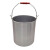 直型铝桶加厚中石油消防桶圆桶加油站专用铝油桶铝水桶 锥型带盖铝桶10L