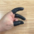 一次性乳胶工业手指套劳保美容美甲防尘防滑耐磨橡胶手指套工业品 黑色手指套 500克/包