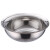 海斯迪克 HKxy-97 清洁不锈钢食堂儿童多用餐盆 厚无磁斜边汤碗盆 厨房洗菜盆26cm（1个）