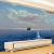 蓝鱼（LANYU）现代简约帆船壁纸客厅沙发电视背景墙布3D墙纸壁画 透气整张-无纺布