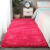 地毯卧室床边满铺少女可爱公主房间网红ins拍照客厅茶几毛毯地垫 玫红色长毛 定制