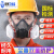 定制防毒面具喷漆专用甲醛化毒气体半面罩脸防护呼吸面 ()6200防尘毒面具+60片滤棉