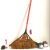 扫地笤帚单个手工大扫把佛珠系列中式复古 红皮杆