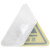 稳斯坦 WST063 安全警示贴 (10张) 警告牌标志 PVC不干胶贴纸 标识牌 当心伤手20x20cm