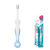 康贝儿童牙刷6-9月1 2 3岁宝宝婴儿口腔清洁三段牙刷两只装 成长型牙刷step4(18个月+)蓝