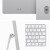 苹果（apple）iMac m3芯片24英寸2023款一体机台式电脑 银色 M3芯片【8核+8核】 8G+256G