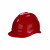 金能电力 安全帽ABS 国标工地建筑工程电力施工业安全头盔 监理领导防砸施工帽 小V型红色 不含配件