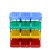 仓储塑料货架收纳箱五金工具展示架多层置物架库房仓库收纳盒 P1单个长宽高180*120*80红