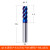 不锈钢铣刀65度钨钢铣刀4刃平底硬质合金立铣刀CNC数控刀具 D1.5*4.5*4D*50*4F