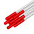 蒲恋适用于钨针氩弧焊焊针乌针1.6 2.0 北钨钨极针铈钨棒坞针棒氩弧焊 WT20 红头2.0×150(5支)