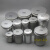 定制适用60克至750ml高筒螺纹圆形铝盒分装密封金属铝罐铝瓶预售 200ML氧化光面铝罐3个