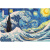 奈露 梵高油画海报世界名画杏花星空墙贴客厅卧室咖啡厅装饰框画可定制 10.梵高油画横 小