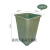 垃圾桶方形内胆桶分类铝塑料室外环保卫果皮壳箱户外大号筒内胆桶 G款35*35*54cm