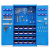 重型铁皮柜车间用抽屉式储物柜双开门工具柜加厚五金置物柜 F1084蓝色2百6方【单柜】