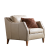 HarborHouse 美式三人沙发头层牛皮现代时尚轻奢客厅家具Dover 卡其色三人-1149650639 其他