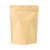 稳斯坦 W1006 (100只)磨砂开窗牛皮纸袋 加厚防水茶叶密封食品袋自立袋自封袋 双面厚28丝15*22+4