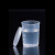 塑料量杯 带刻度量杯 实验室加厚刻度杯 量杯 厂家批发  加盖量杯定制 50ml加盖