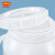 金绿士 储水桶大白桶塑料桶带盖加厚胶桶白色储水化工桶 60升白色立圆特厚款2.1KG