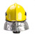 九江消防头盔345*240*220mm全盔 含加长阻燃披肩（企业订制）