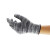 Ansell 11-350 无涂层，高性能纤维无缝针织手套，花灰色，5级防割手套 （一付） 7CM 一付