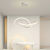 欧普源兴广东中山灯具吊灯餐厅现代简约创意个性艺术led餐厅灯护眼卧室灯 黑色 50cm 单色白光