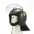 晶事达（JINGSHIDA）爆头盔防暴全盔防暴头盔战术头盔面罩头盔 防暴全盔 军绿色头盔