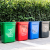 垃圾桶塑料带盖室外垃圾箱大容量商用户外厨房办公室工业加厚 60升灰色有盖