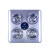 京佳乐四灯灯暖１２ＷＬＥＤ三合一灯泡取暖换气照明卫生间传统吊顶浴霸 温显LED照明银面板银泡0.5米线