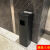 不锈钢立式烟灰柱户外垃圾桶带烟灰缸室外吸烟区灭烟桶大号烟灰桶 129W黑色 颜色