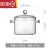 物萃德国进口品质高硼硅玻璃炖锅炖汤 家用透明煮锅燃气明火小瓦 透明色-1.3L