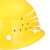 蓝炎 京山诺安 应急用安全帽印字建筑工地工程施工工厂定制加厚透气头帽 玻钢型安全帽透气插扣红色