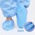 seagebel 防静电鞋套 防尘鞋套 静电防护鞋套 可反复清洗使用 蓝色