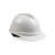 MSA/梅思安 10146623 V-Gard500豪华型白色PE安全帽带透气孔帽壳 一指键帽衬针织布吸汗带 国标D型下颌带*1顶