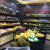 超市水果货架果蔬架置物架蔬菜架商用摆果框木质钢木架中岛展示台 单层斜面70厘米宽