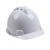 君御（Exsafety）ABS材质 带透气孔安全帽 建筑工程施工防护帽 卷边帽沿 豪华V型 红色 1502