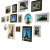 现代实木照片墙装饰现代客厅相框墙餐厅背景墙组合画 6191异国画心