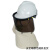 勋狸粑适用电焊面罩防护脸头戴式安帽焊工焊机烧焊接头盔高清透明面屏 支架+安帽+茶色面罩+护颈布