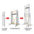 多功能可移动铝合金拉伸脚手架工程梯子平台升降收缩 【欧标出口】多功能8.2m+0.8m护栏高度=脚手