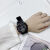 雅帝阁电子手表可爱少女生中学生韩版简约独角兽ins超火原宿风运动大茜 天蓝色 单个手表+电池