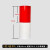 适用警示桩反光膜交通防撞柱反光贴纸PET电线杆安全隔离标识膜 反光红白120cm高三红三白 一米价格10米以上联系客服