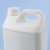赫思迪格 JG-413 乳白色 提手方桶塑料桶 小塑料容器桶 耐高温耐酸碱桶 加厚水桶酒桶包装桶 4L