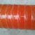 鸣固 ZJ6049耐高温风管 高温硫化管 红色高温矽胶风管 耐温-70℃-+300℃（4米1条）125mm