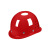 顶强玻璃钢安全帽工地加厚国标透气防砸ABS头2个红色538A钢钉螺旋