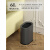 垃圾桶网红桶夹缝卫生间高颜值轻奢无盖客厅卧室窄缝北欧风 6L 哑光灰