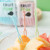 荼白水果叉套装水果签一次性塑料两齿家用吃水果蛋糕甜品叉点心小叉子 粉色+绿色+蓝色袋装(共150支)